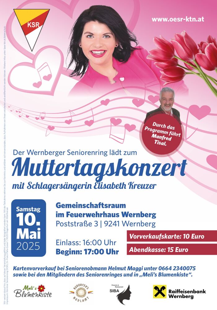 Muttertagskonzert des Wernberger Seniorenringes