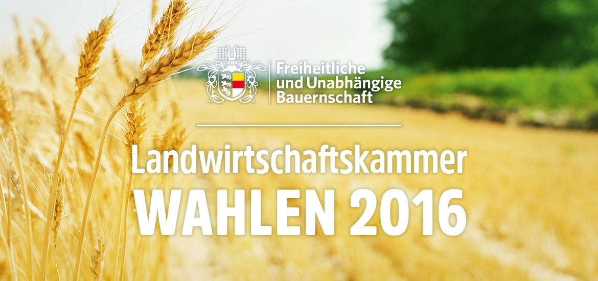 Wahl zur Vollversammlung der Landwirtschaftskammer